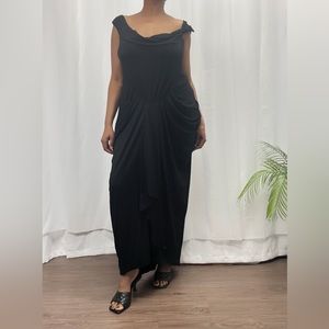 ASOS DESIGN CURVE long black dress